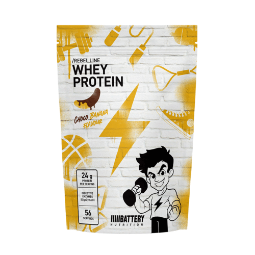 BATTERY REBEL WHEY PROTEIN Chocolate & Banana 1800g