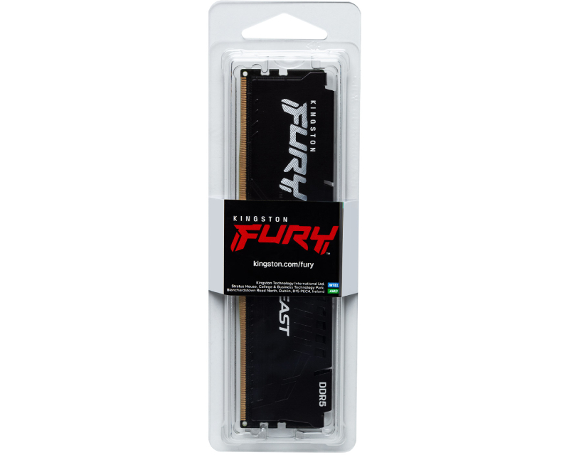 KINGSTON DIMM DDR5 16GB 5200MT/s KF552C40BB-16 Fury Beast XMP - Slika 2