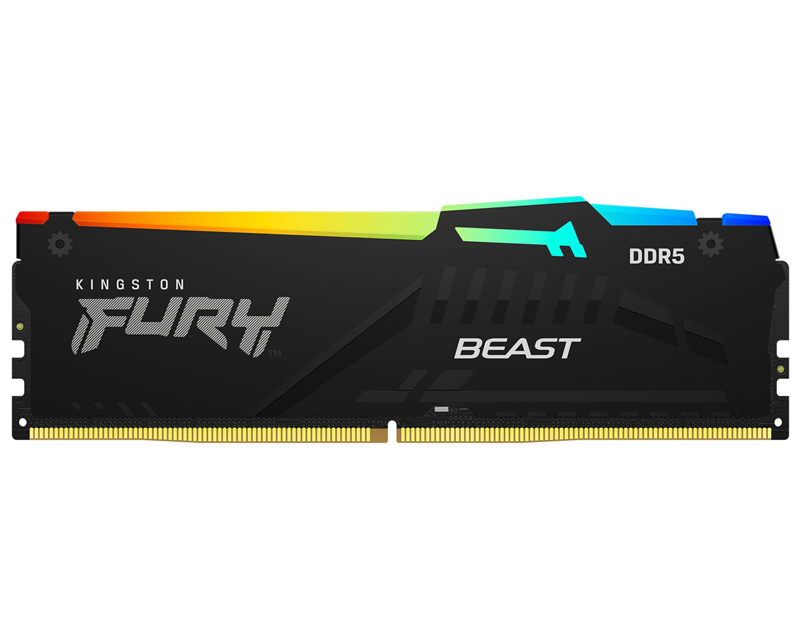 KINGSTON DIMM DDR5 32GB 6000MT/s KF560C30BBEA-32 FURY Beast Black RGB EXPO - Slika 2