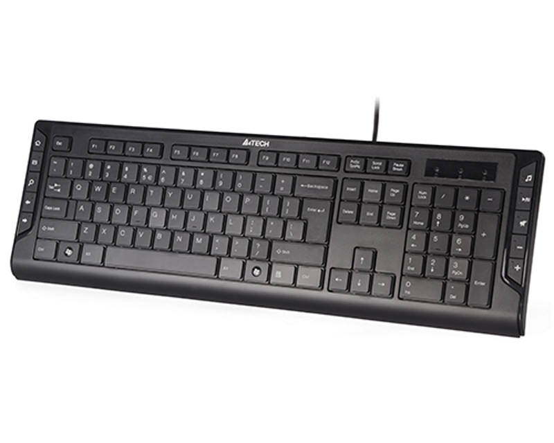 A4 TECH KD-600 X-SLIM USB US crna tastatura - Slika 2