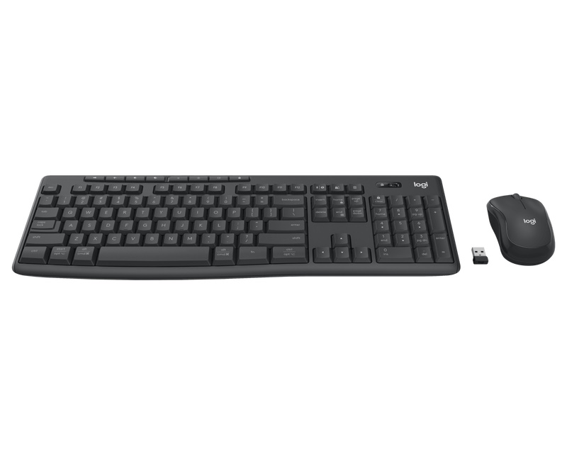 LOGITECH_ MK370 Combo Wireless US tastatura + miš crna - Slika 2