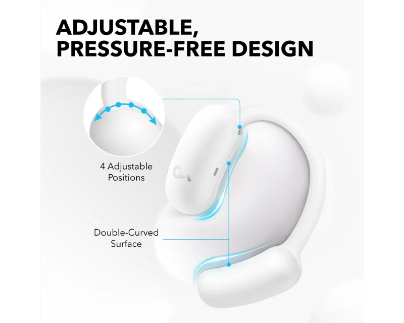 ANKER Soundcore AeroFit 2 BT bubice sa mikrofonom bele - Slika 2