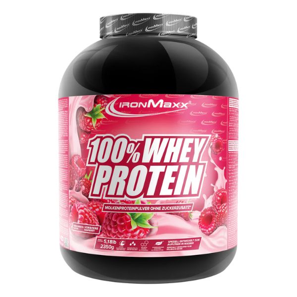 IronMaxx® 100% Whey Protein 2350g Raspberry