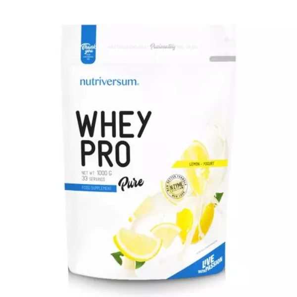 NUTRIVERSUM Whey Pro Lemon Yogurt 1kg
