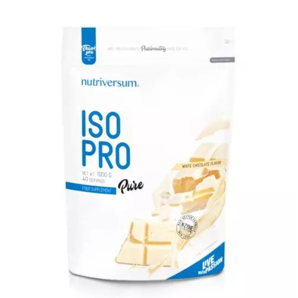 NUTRIVERSUM Iso Pro White Choco 1kg