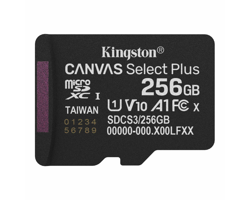 KINGSTON Memorijska kartica U1 V10 SDXC 256GB Canvas Select Plus G3 150R A1 SDCS3/256GBSP - Slika 2