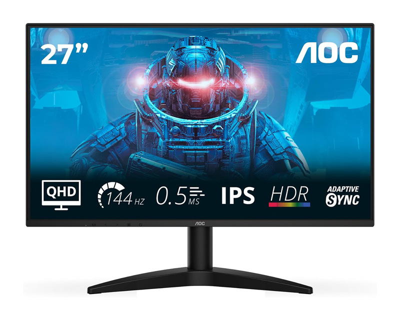 AOC 27 inča Q27B36X QHD 2560x1440 144 Hz VA kancelarijski monitor - Slika 3