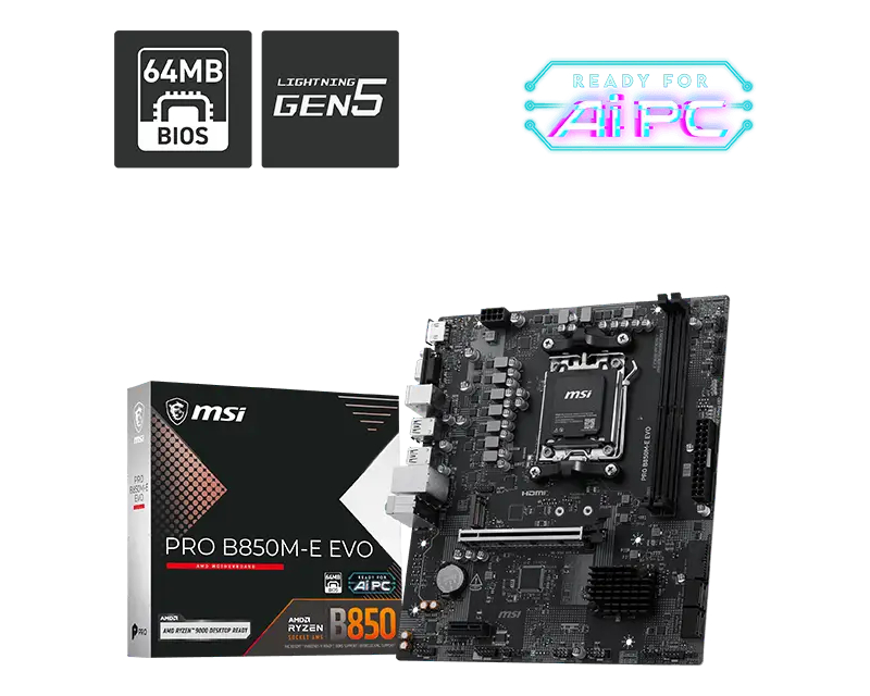 MSI PRO B850M-E EVO matična ploča - Slika 2