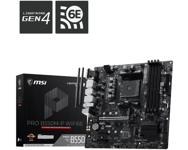 MSI PRO B550M-P WIFI6E matična ploča