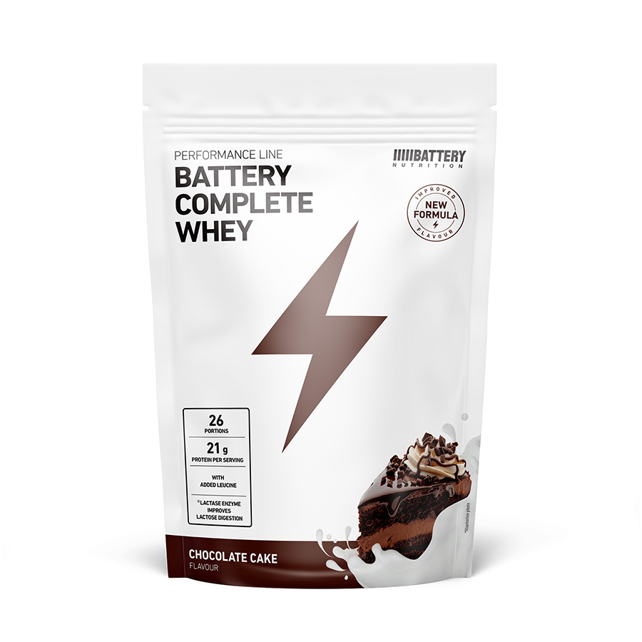 BATTERY COMPLETE WHEY Chocolate Cake 800g